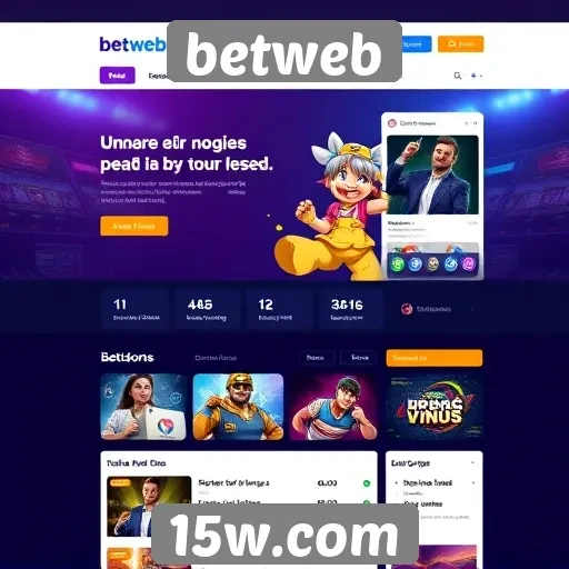 Interface do usuário no site betweb